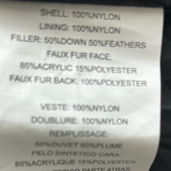 A Pea in the Pod PufferJacket Black Medium - Picture 11 of 12